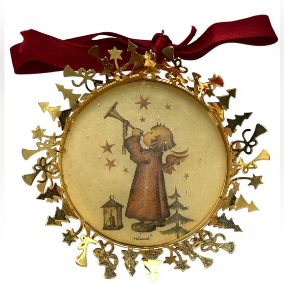 Hummel Other - 1988 Vintage Hummel Gold Plated ‘Little Gabriel’ Ornament